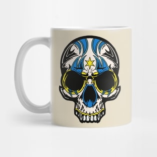 Luchador Skull Mug